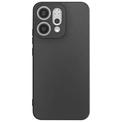 Mehak silikonski ovitek za Oppo Reno 14 Soft-Touch, Črna