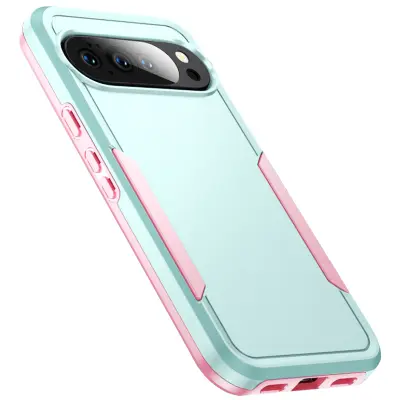 Ovitek za Google Pixel 10 Pro, ultra ojačana zaščita, vojaški standard, Svetlo zelena