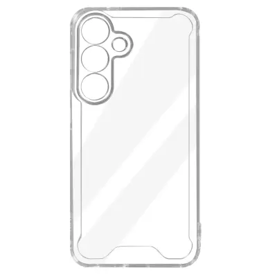 Trd silikonski ovitek za Samsung Galaxy A15 z ojačanimi vogali, Prozorno