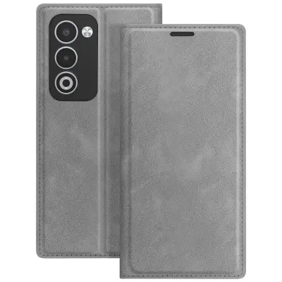 Klasična preklopna torbica za Oppo A5 s funkcijo stojala, Siva