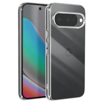 Tanek Ovitek Slim Case za Google Pixel 10 in 10 Pro iz Mehkega Silikona, Prozorno