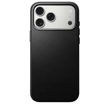 Nomad, Ovitek za iPhone 17 Pro Max MagSafe iz tradicionalnega usnja proti udarcem, Črna
