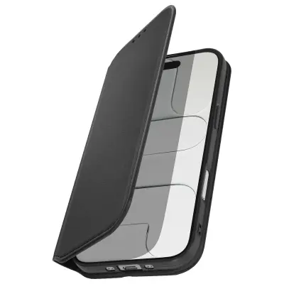 Folio etui za iPhone Air z držalom za kartice in funkcijo stojala, Črna