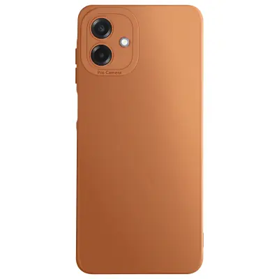 Ovitek za Galaxy A07 iz mehkega silikona z ojačitvijo bloka kamere, Rjava