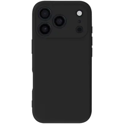 Ovitek za iPhone 17 Pro Soft-Touch iz silikona serije Fast Cover, Črna