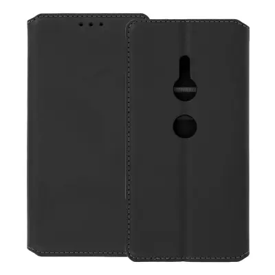 Etui za Sony Xperia XZ2 Classic Edition z držalom za kartice in funkcijo stojala, Črna