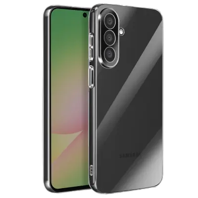 Ovitek za Galaxy A57 iz mehkega silikona z dvignjenim robom kamere, Prozorno