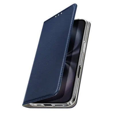 Folio etui za iPhone 17 z držalom za kartice in funkcijo stojala za video, Modra noč