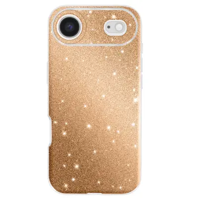 Ovitek za iPhone Air, dvobarvna zasnova in bleščeča obdelava, Zlata