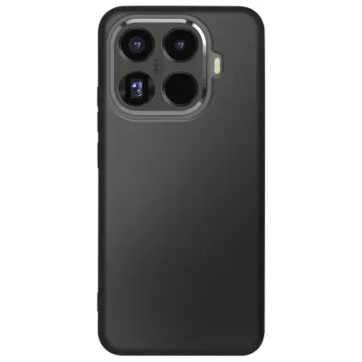 Silikonska prevleka za Xiaomi 15T Pro Ultra tanka in prožna, Črna