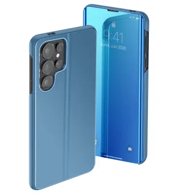 Zaščitni ovitek za Galaxy S26 Ultra Clear View z video stojalom, Modra