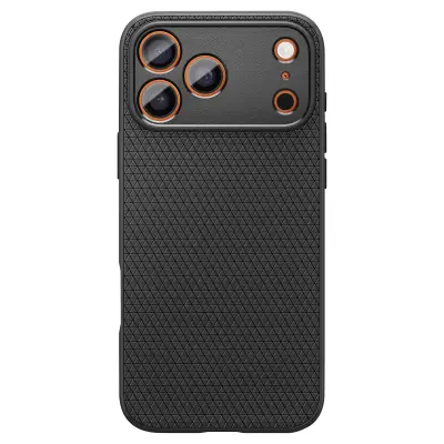 Spigen SGP, Ovitek za iPhone 17 Pro Max model Liquid Air mehak nedrseč, Črna