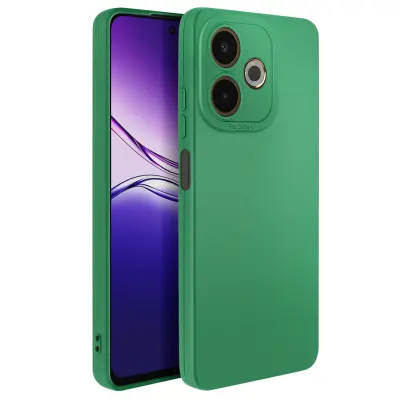Mehak silikonski ovitek za Oppo A5 Pro z ojačitvijo kamere, Zelena