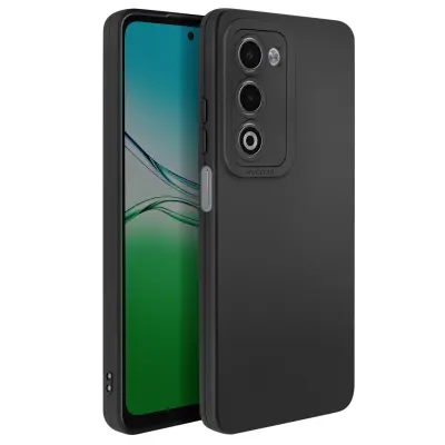 Mehak silikonski ovitek za Oppo A5 z ojačitvijo kamere, Črna