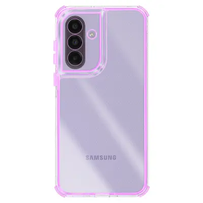 Ovitek za Galaxy A36, ojačan, dvomaterialna zasnova, teksturiran, nedrseč, Vijolična