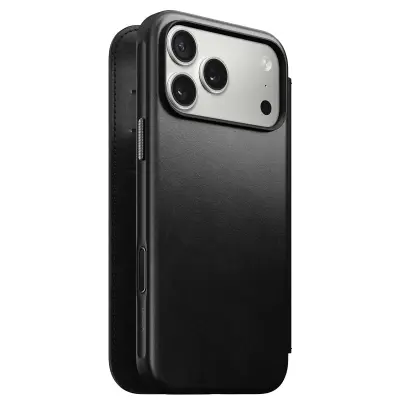 Nomad, Denarnica za iPhone 17 Pro Max MagSafe iz usnja Horween, serija Modern, Črna