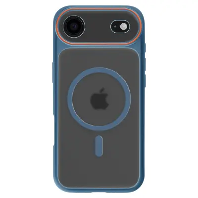 Ovitek MagSafe za iPhone iPhone Air Protection Bi-matière Dos Rigide, Bleu foncé