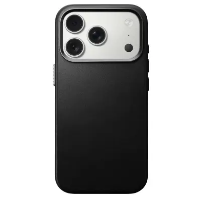 Nomad, Ovitek za iPhone 17 Pro MagSafe iz tradicionalnega usnja proti udarcem, Črna
