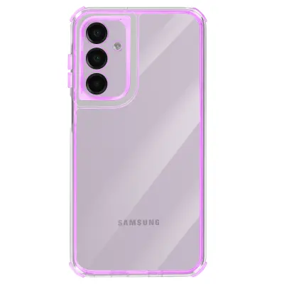 Ovitek za Galaxy A16, ojačan, dvomaterialna zasnova, teksturiran, nedrseč, Vijolična