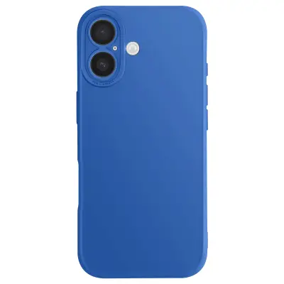 Ovitek za iPhone 17 iz mehkega silikona z ojačitvijo bloka kamere, Modra