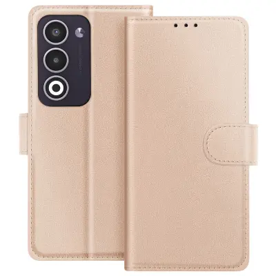 Denarnica za Oppo A5 serije Chesterfield s funkcijo stojala, Šampanjec roza