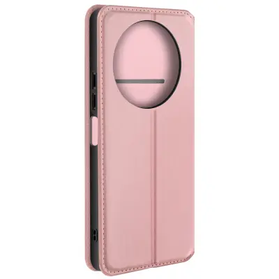 Folio etui za Redmi A3 z držalom za kartice in funkcijo stojala, Šampanjec roza