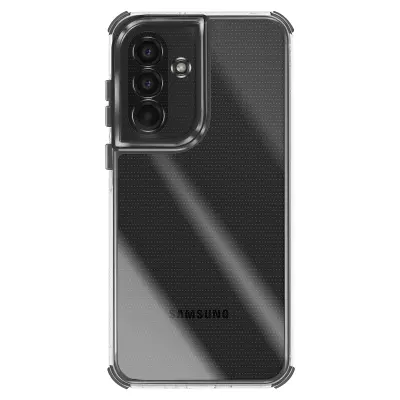 Ovitek za Galaxy A56, ojačan, dvomaterialna zasnova, teksturiran, nedrseč, Črna