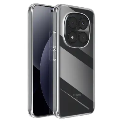 Ovitek za Redmi Note 15 Pro Plus iz ultra tankega mehkega silikona, odporen na udarce, Prozorno