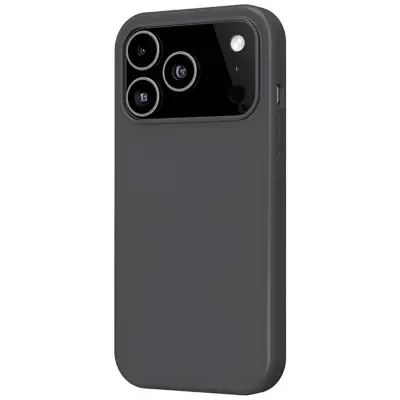 MW, Silikonski ovitek za iPhone 17 Pro, združljiv z MagSafe, Črna