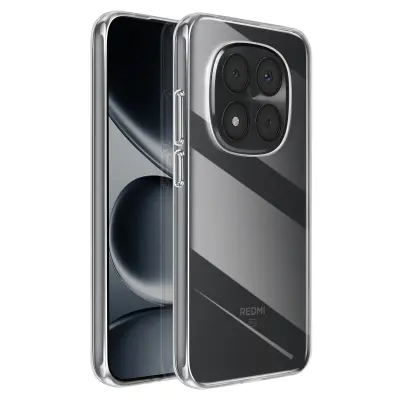 Ovitek za Redmi Note 15 Pro 5G iz ultra tankega mehkega silikona, odporen na udarce, Prozorno