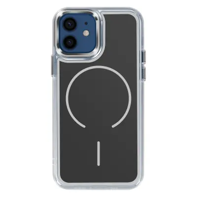 MagSafe ovitek za iPhone 12 / 12 Pro, dvomaterialna, ultra ojačana zaščita, Črna