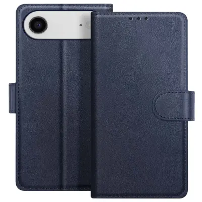 Denarnica za iPhone Air serije Chesterfield s funkcijo stojala, Modra noč