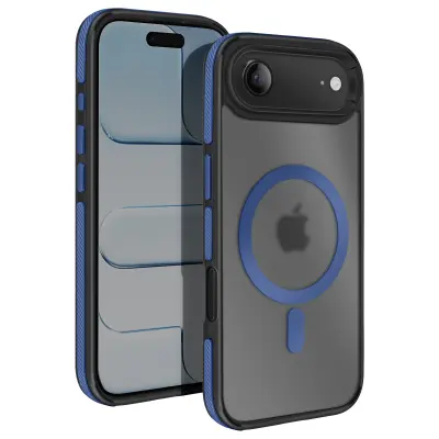 Ovitek za iPhone Air serije NEO, združljiv z MagSafe, z ojačanimi vogali, Modra