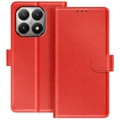 Torba za Xiaomi 15T serije Chesterfield s funkcijo stojala, Rdeča