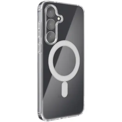 Ovitek za Galaxy S25 FE, poltrd iz mehkega silikona, serija Fast Cover, Prozorno