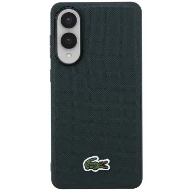 Samsung, Ohišje Lacoste za Galaxy S25 Edge z magnetno zaščito, Temno zelena