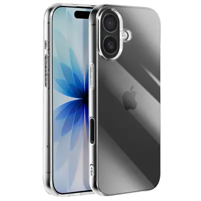 Ultra Tanek Ovitek za iPhone 17 iz Mehkega Silikona, Serija Clear Case, Prozorno