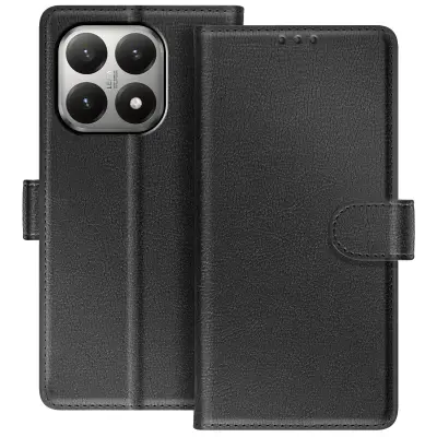 Torba za Xiaomi 15T serije Chesterfield s funkcijo stojala, Črna