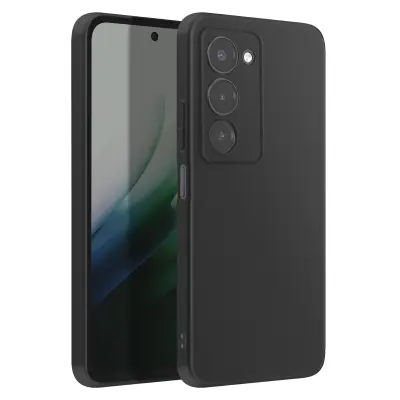 Ovitek za XiaomiRedmi 15 5G v silikonski zaščiti, ultra tanek in prožen, Črna