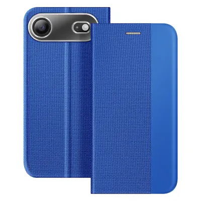 Torbica za iPhone Air serije Sensitive s funkcijo stojala iz blaga, Modra