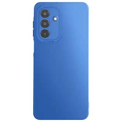 Ovitek za Galaxy A17 iz mehkega silikona z ojačitvijo bloka kamere, Modra