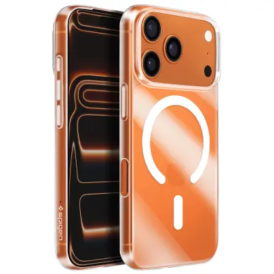 Spigen SGP, Ovitek za iPhone 17 Pro, model Liquid Crystal, združljiv z MagSafe, Prozorno