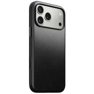 Nomad, Ovitek za iPhone 17 Pro Max MagSafe iz usnja Horween, odporen na udarce, Črna
