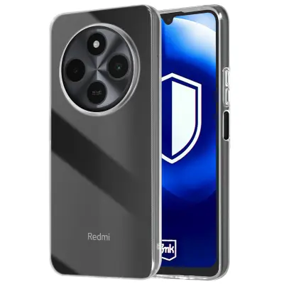 3mk, Silikonski ovitek za Xiaomi Redmi 14C Mehak in tanek, Prozorno