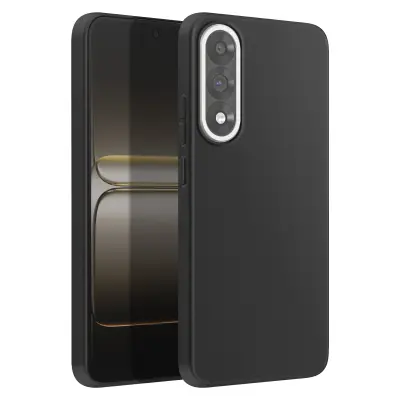 Ovitek za OnePlus Nord 5 iz silikona, zaščita proti prstnim odtisom, ultra tanek in mehak, Črna