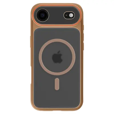 Ovitek MagSafe za iPhone iPhone Air Protection Bi-matière Dos Rigide, Rjava