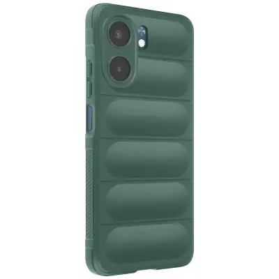 Mehak silikonski ovitek za Oppo A5x z ojačitvijo kamere, Zelena