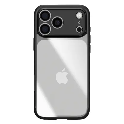 Spigen SGP, Ovitek za iPhone 17 Pro, model Ultra Hybrid, združljiv z brezžičnim polnjenjem Qi, Črna