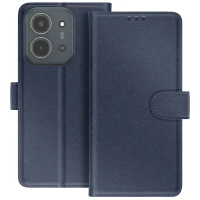 Denarnica za Redmi 15C serije Chesterfield s funkcijo stojala, Modra noč