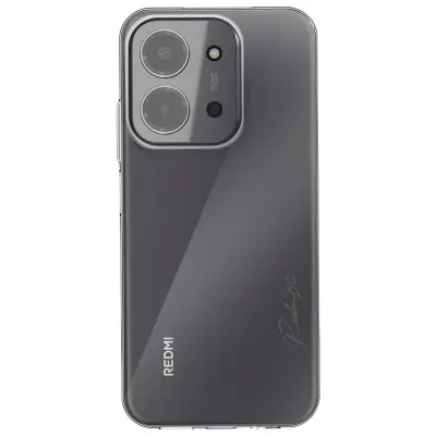 Ovitek za Xiaomi Redmi 15C, mehka silikonska zaščita pred udarci, Prozorno